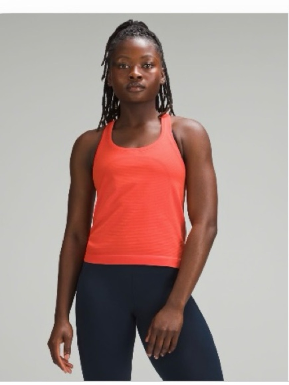 Swiftly tech racerback tank top 2.0 race length